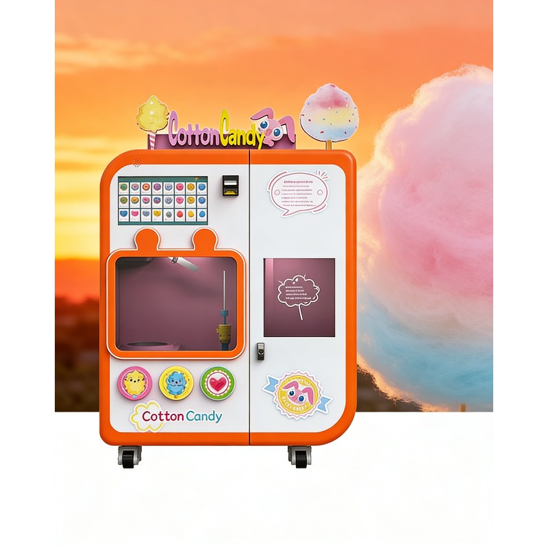 Candy Vending Machine - Distributore Automatico di Zucchero Filato Completamente